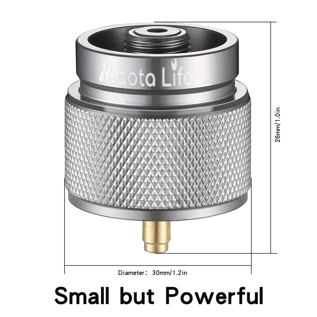 Camping Stove Gas Converter with 16 oz Tank V1324