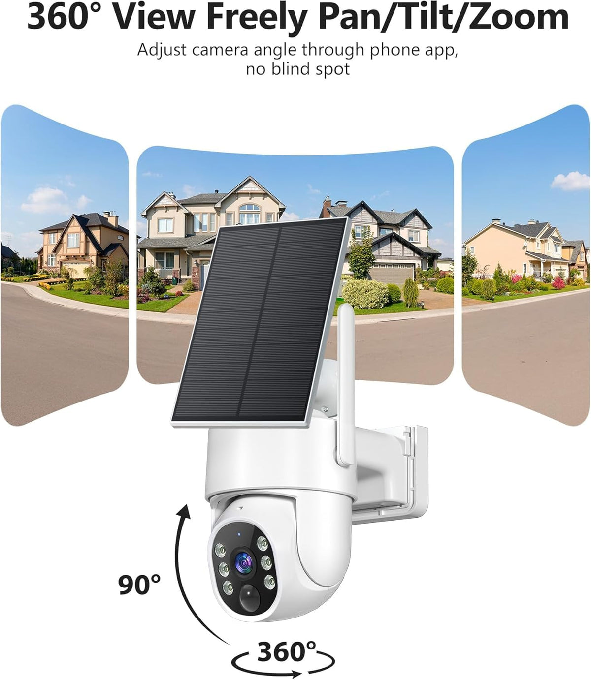 2K Solar Wireless Security Camera System 4 Packs V313125