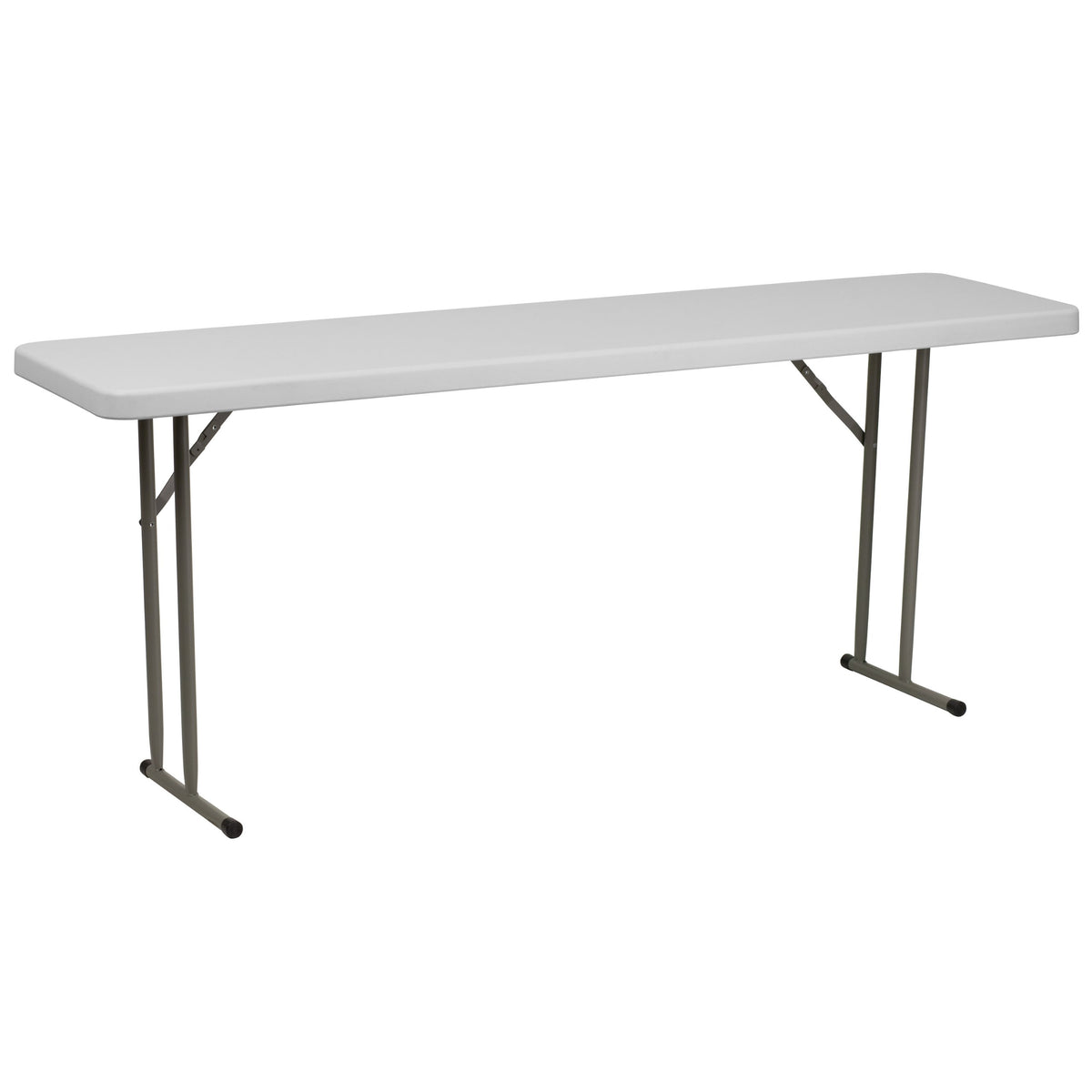 6 ft Plastic Folding Training Table F410