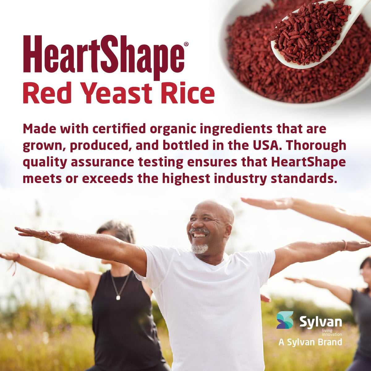 Red Yeast Rice Supplement 1,200 mg Organic Non-GMO 120 Capsules V381