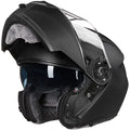 Matte Black Large Modular Full Face Motorcycle Helmet U633
