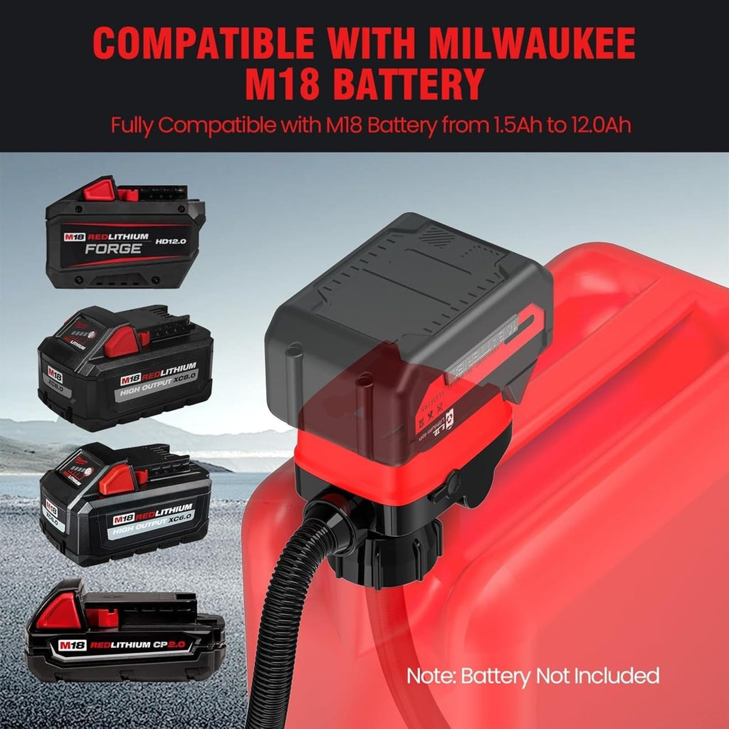 Cordless Battery Powered Fuel Transfer Pump 3.2 Gpm U347129