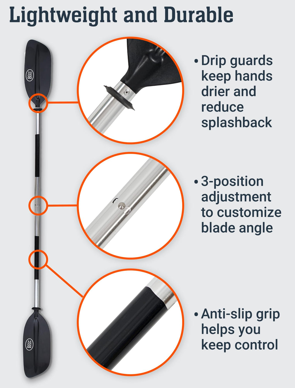 2-Piece Kayak Paddle A201312