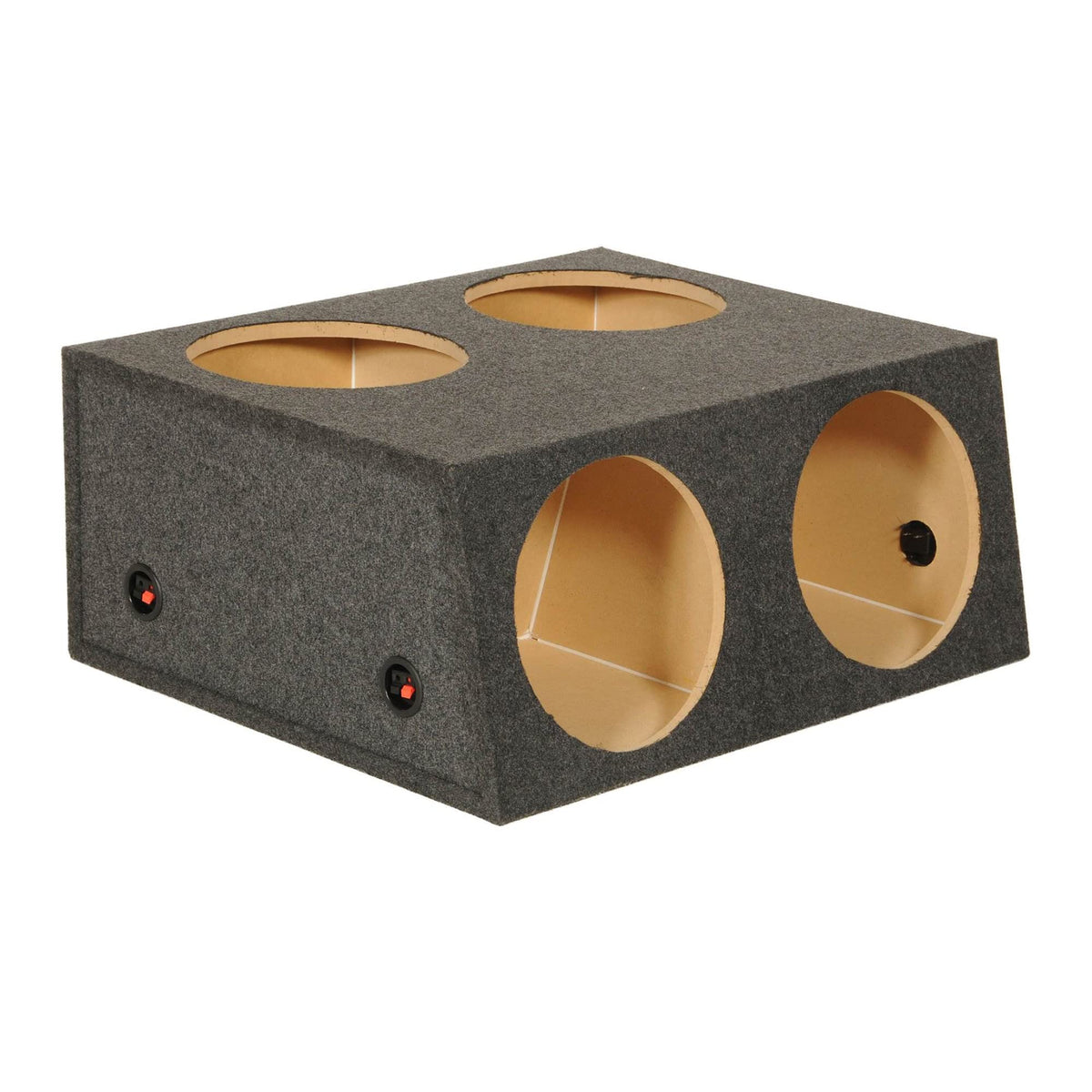 12 Inch 4 Hole Sealed Divided Speaker Box Subwoofer Enclosure F793