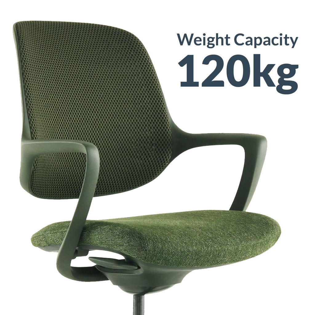 Orange White Low Back Office Chair F440027