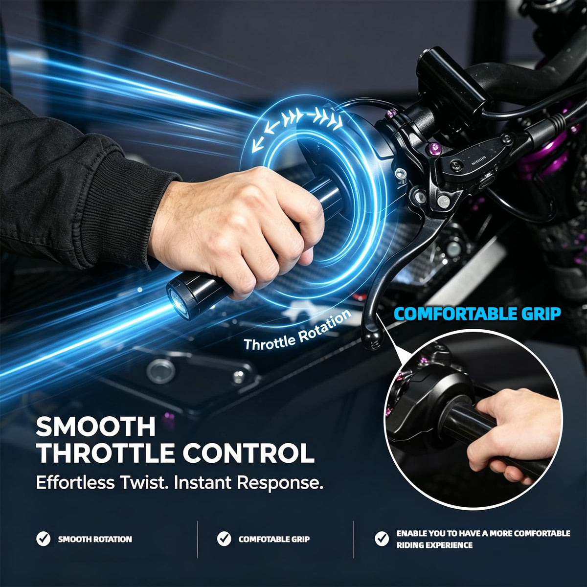 Electric Bike Twist Throttle C8789