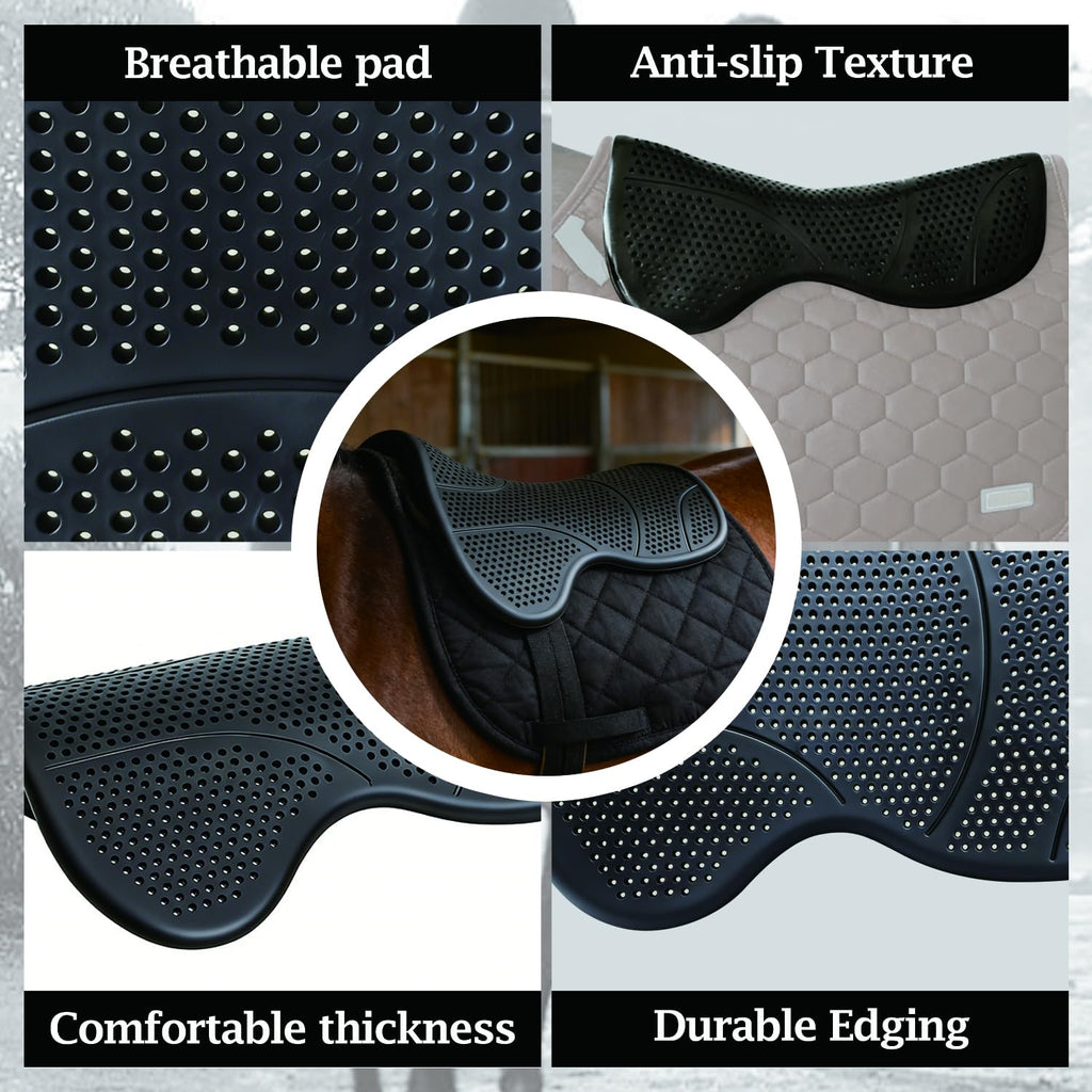 Silicone Gel Non Slip Shock Absorbing Horse Saddle Pad J695