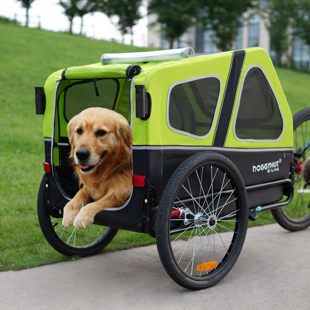 XL Pet Bike Trailer & Stroller with Suspension Wheels J81757