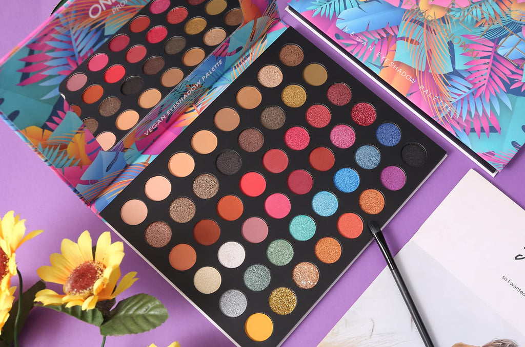 48 Colors Shimmer Glitter Eyeshadow Palette L486136