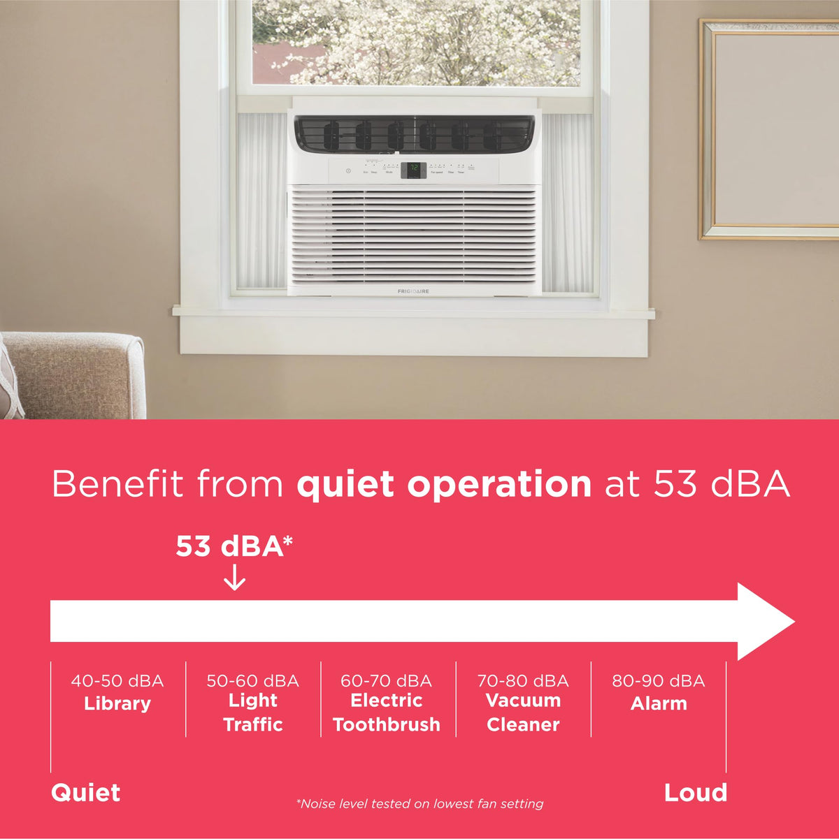 10,000 BTU White Window Air Conditioner Y963