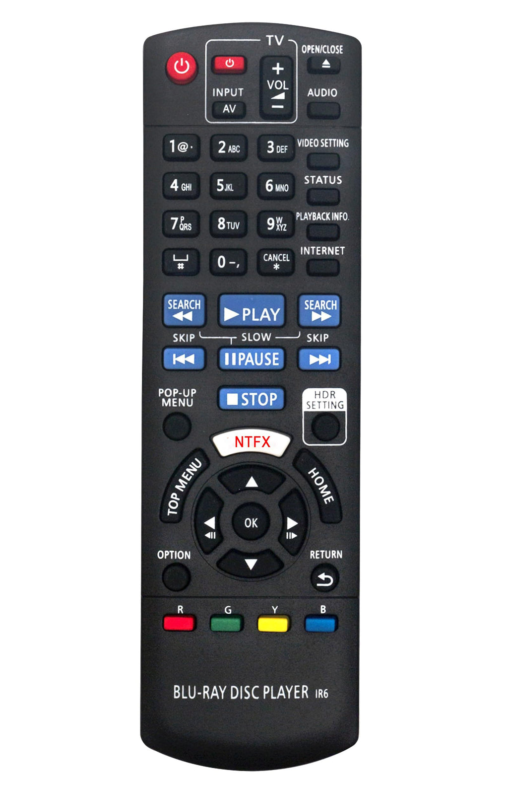 Replacement Remote Control Y7684