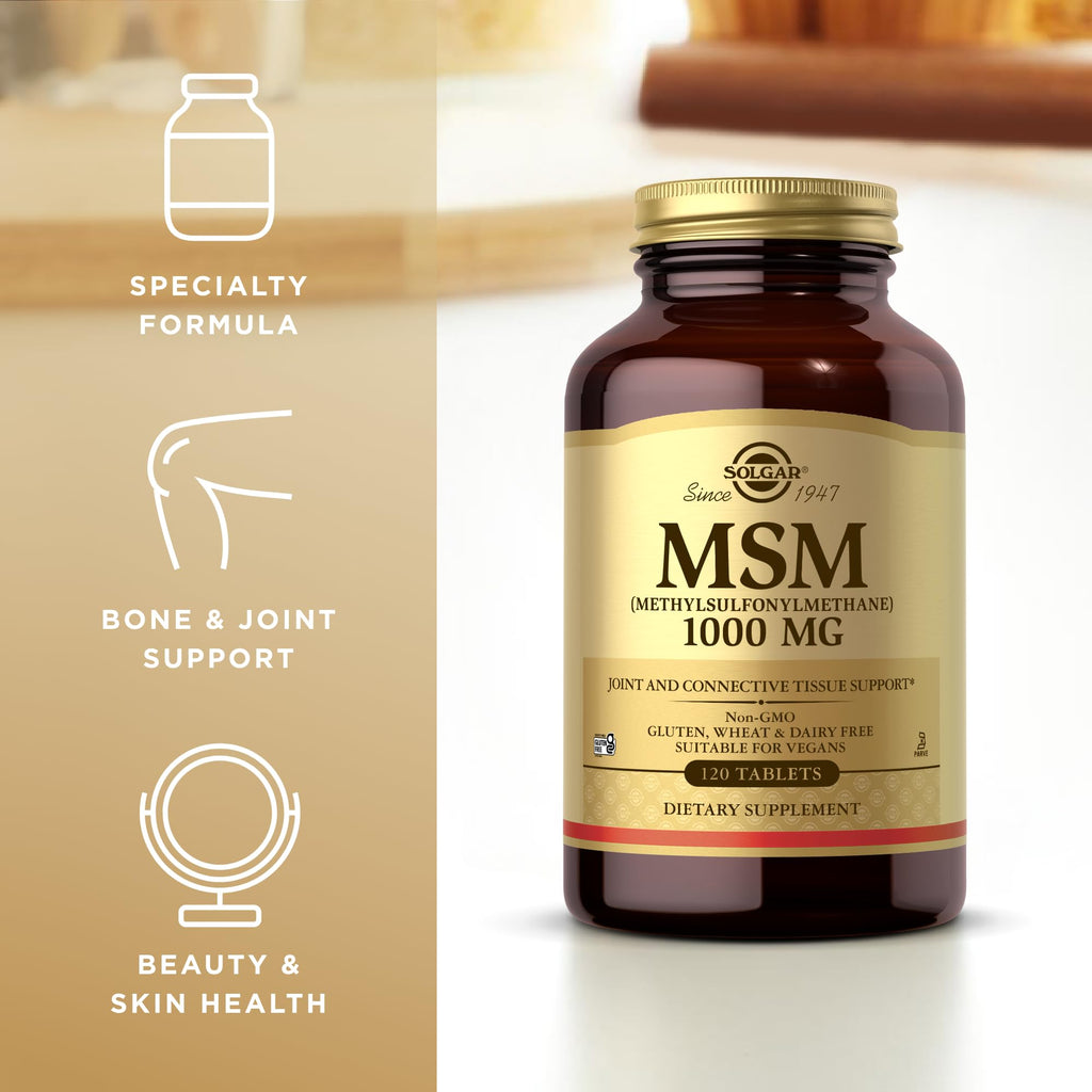 MSM 1000 mg 120 Tablets E592