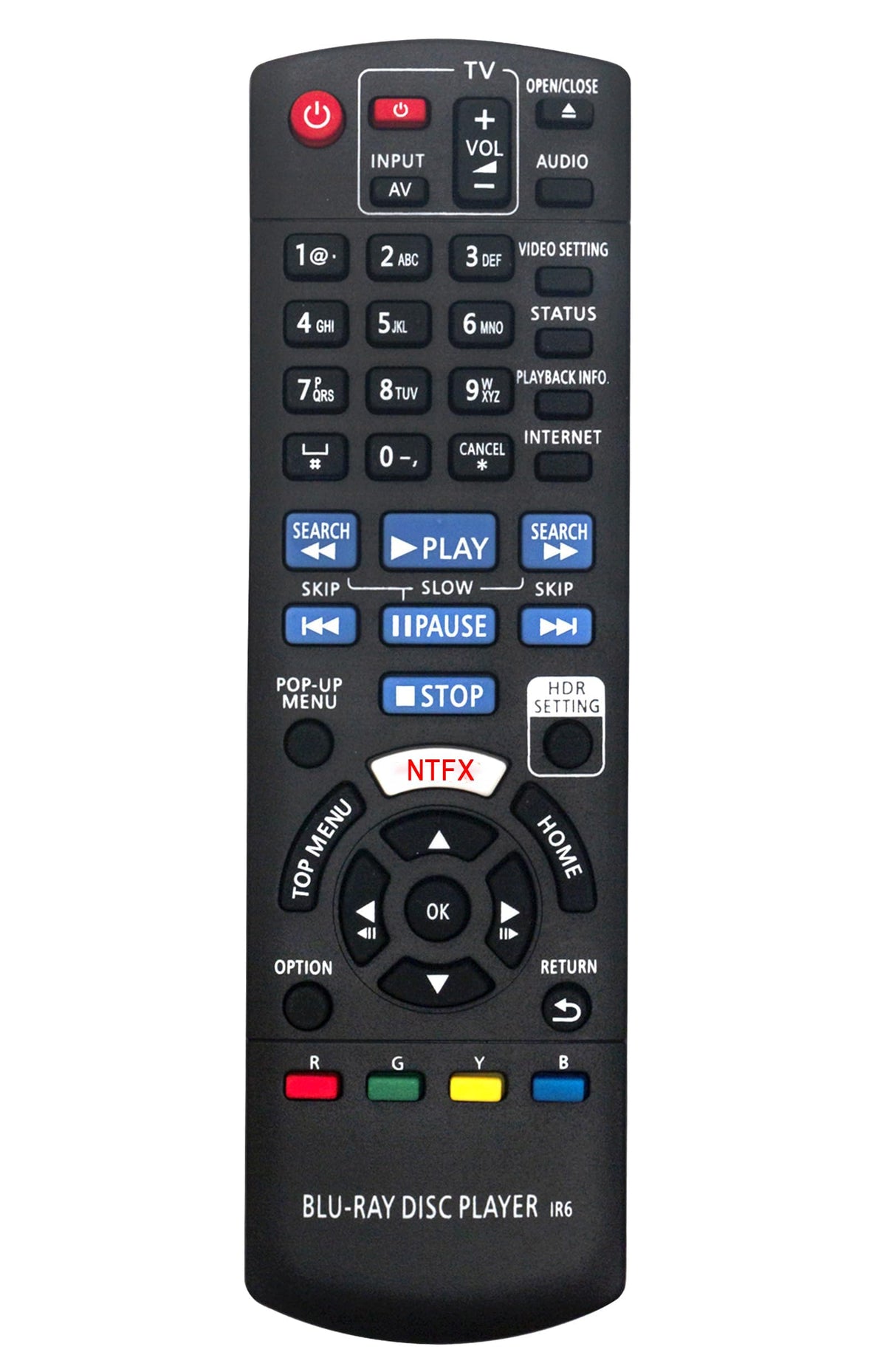 Replacement Remote Control Y7684