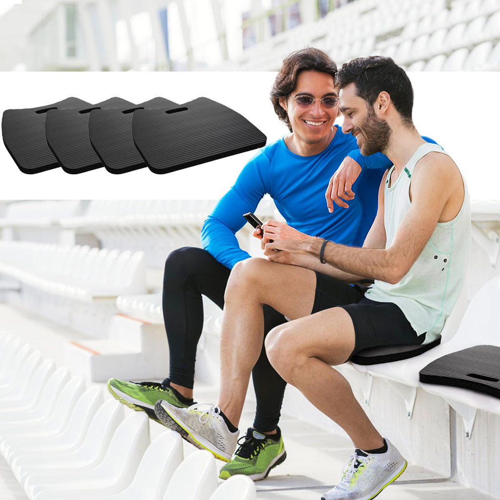 4 Pack Waterproof Portable Foam Stadium Seat Cushion with Handle V382