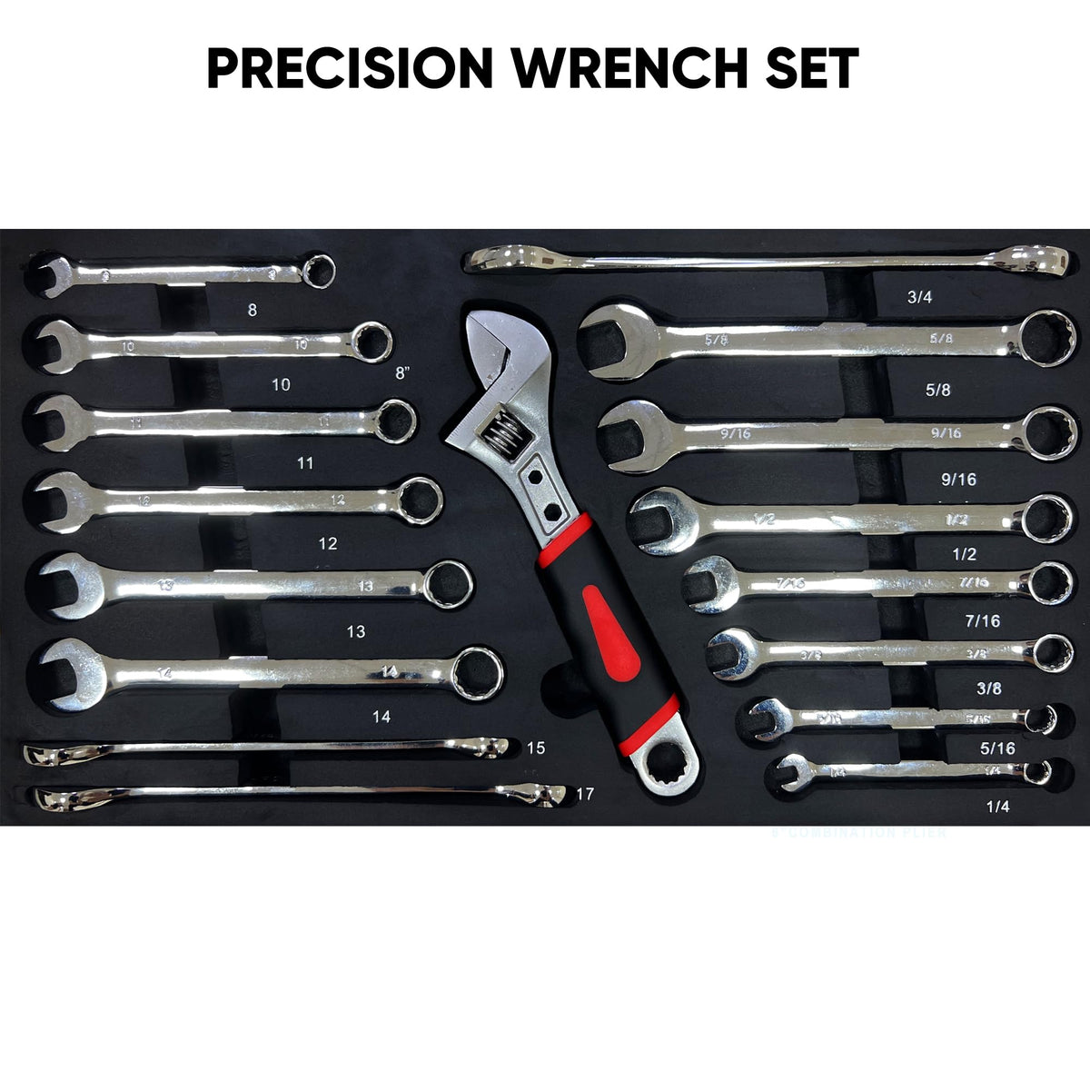 3-Drawer Steel Tool Chest with 439-Piece Mechanics Tool Set Z94600