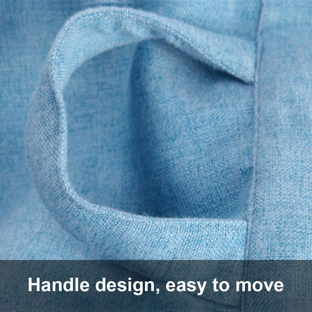 Linen Fabric Bean Bag Chair Cover 90x110cm D652