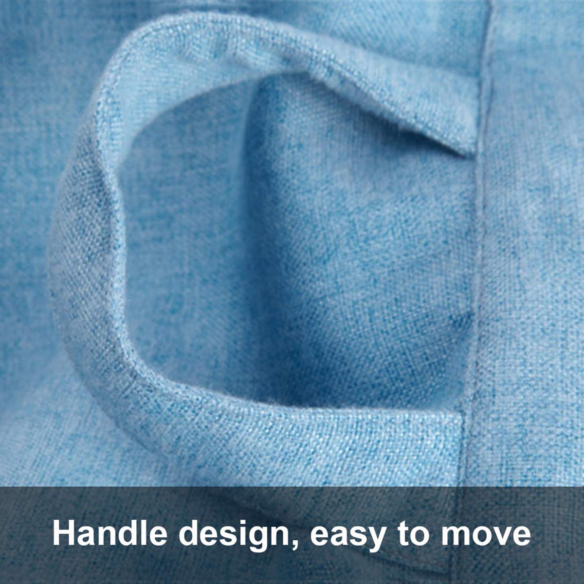 Linen Fabric Bean Bag Chair Cover 90x110cm D652