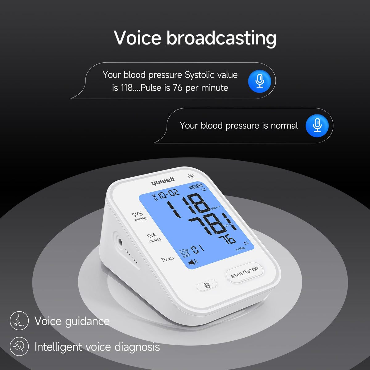 Bluetooth Blood Pressure Monitor W3909