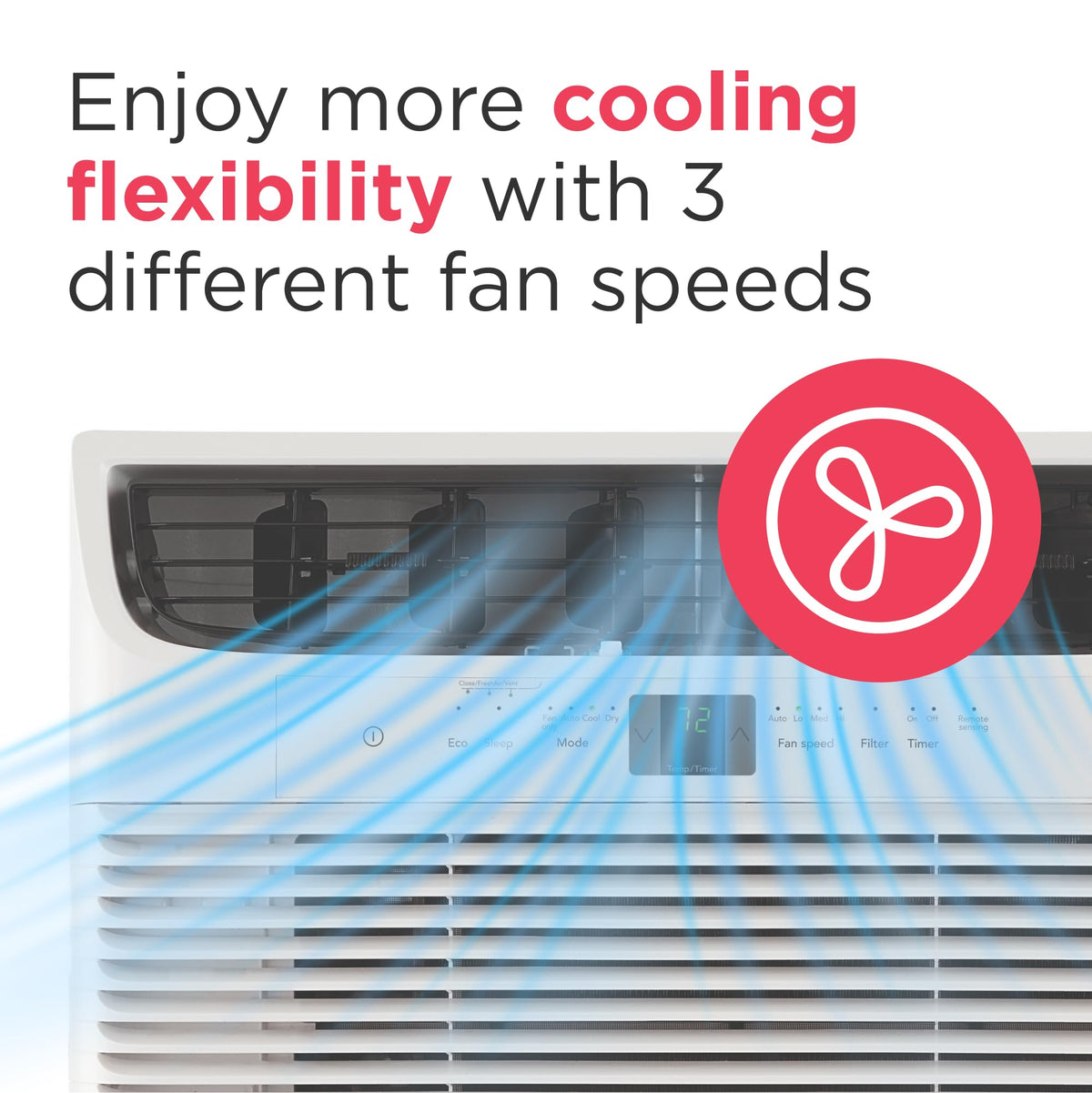 10,000 BTU White Window Air Conditioner Y963