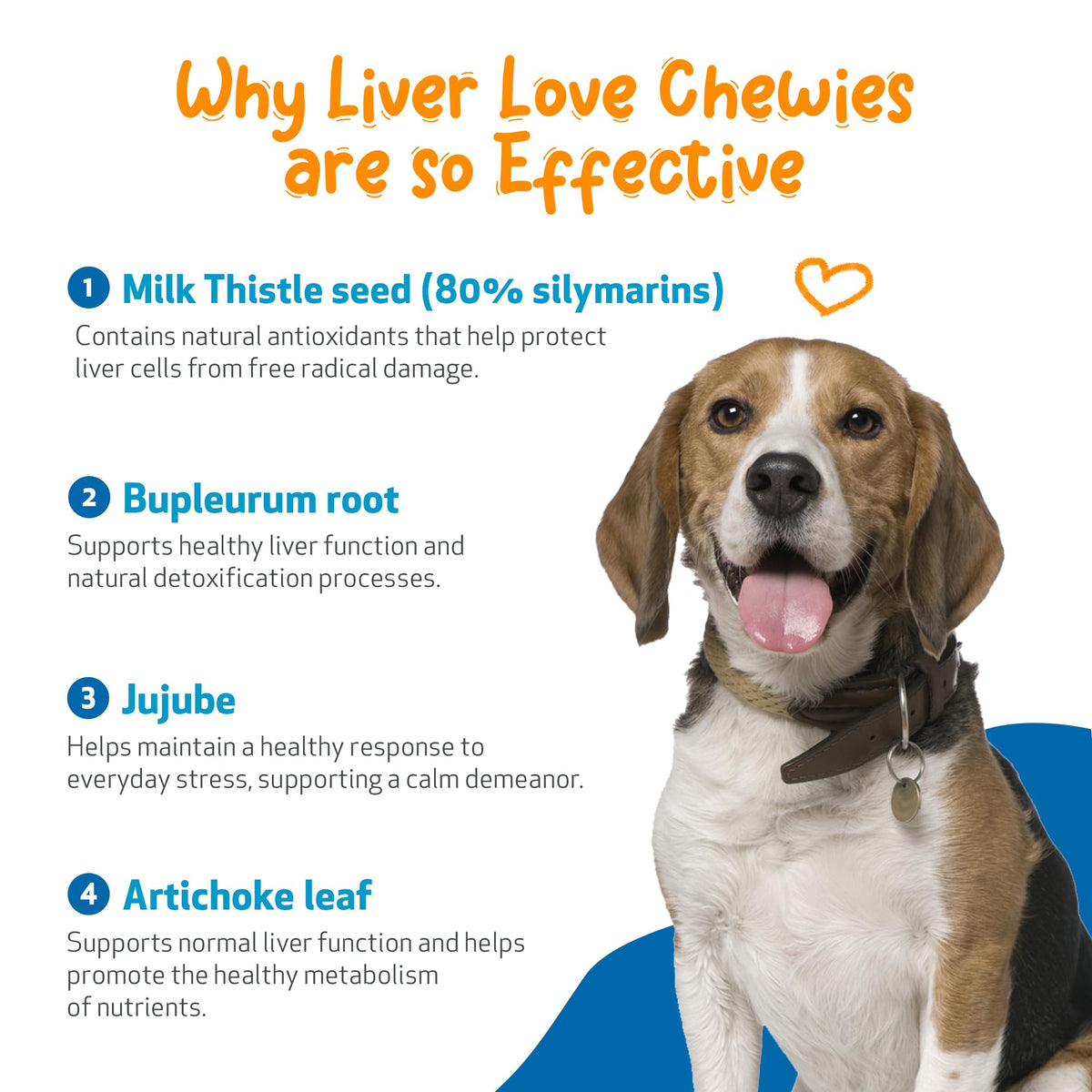 Liver Support Chewies for Dogs, 90 Ct H6798
