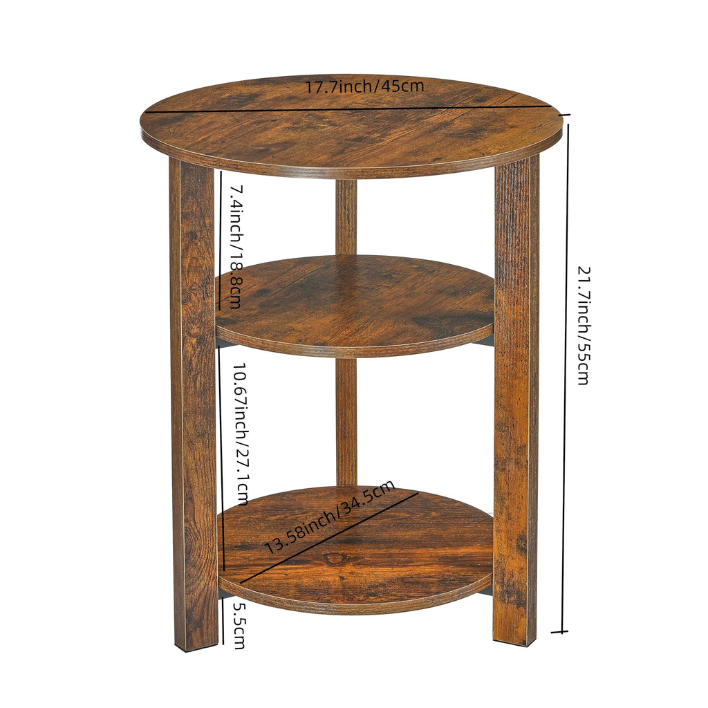3-Tier Round Side Table E23667