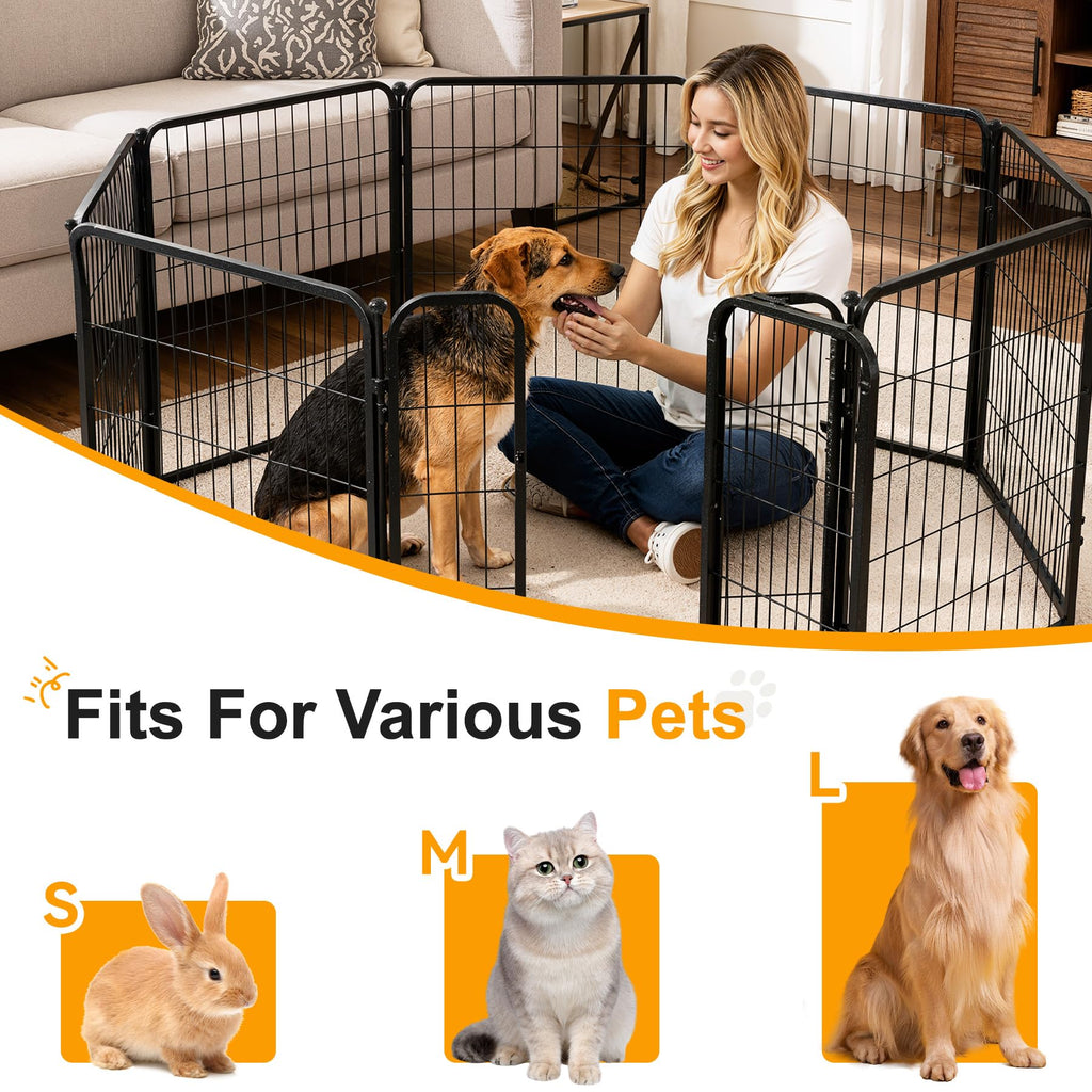 Heavy Duty 16 Panel Metal Pet Playpen G652