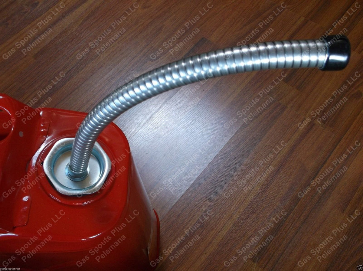 5 Gallon Military Jerry Gas Can Flexible Metal Nozzle S441193