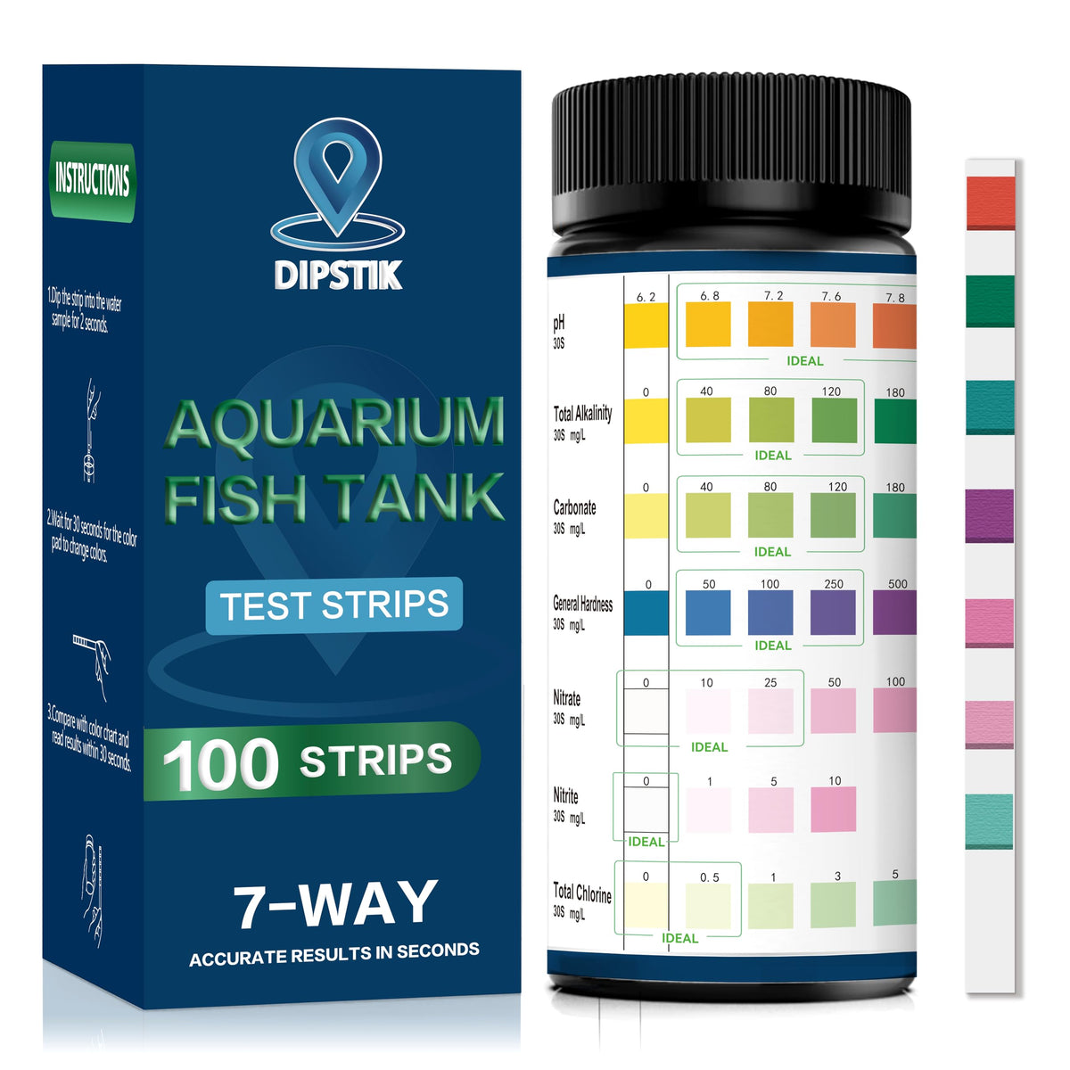 Aquarium Test Strips 100ct U87560