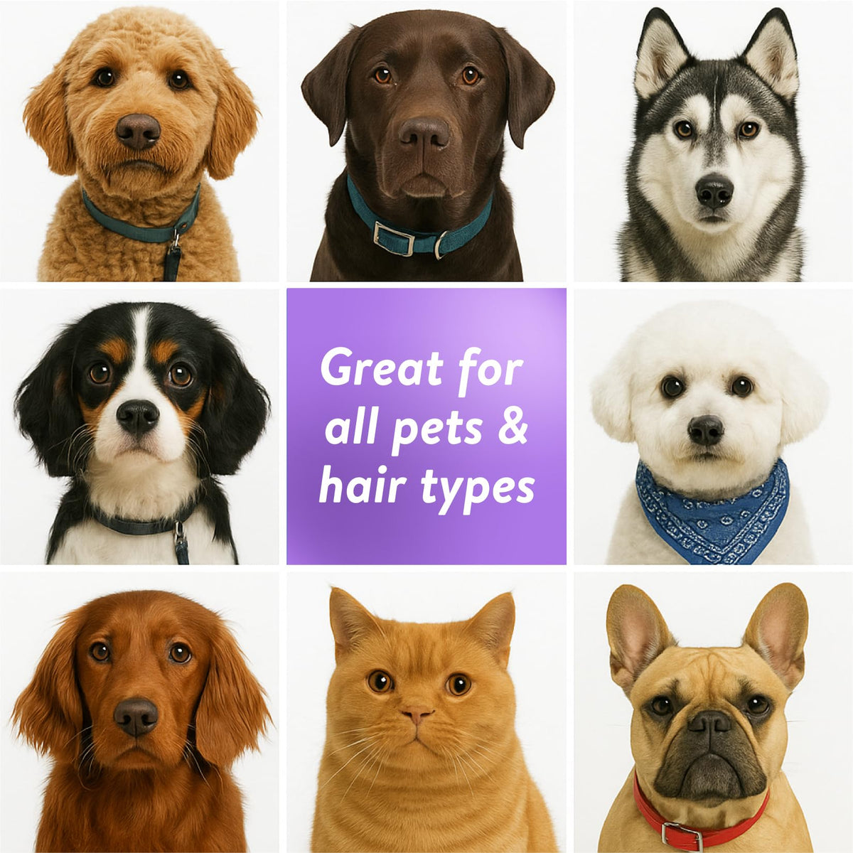 Waterless No Rinse Dry Shampoo for Dogs & Cats 17 Fl Oz H6074