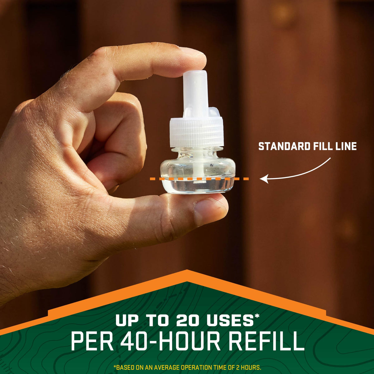 Mosquito Repellent Refill 0.19 Fl Oz J270884