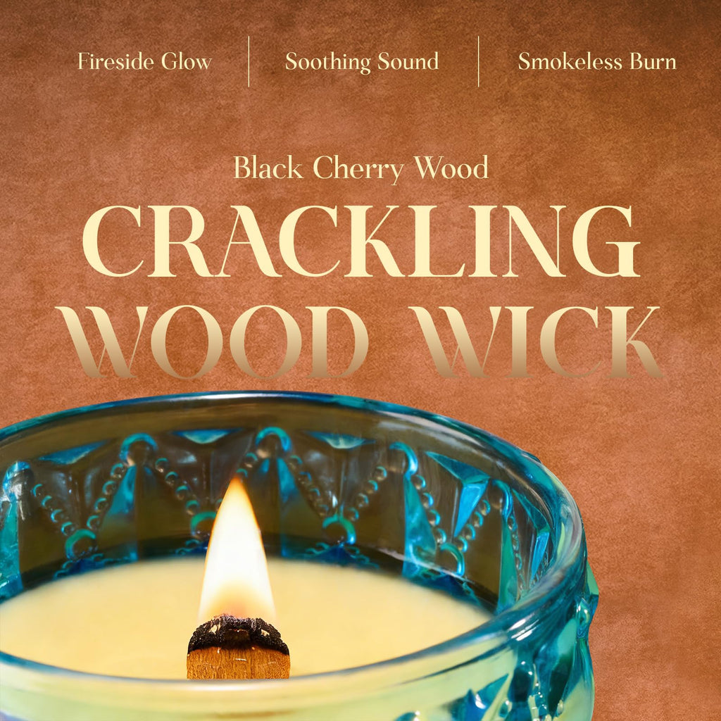 16.6oz Wood Wick Soy Wax Scented Candle W94707