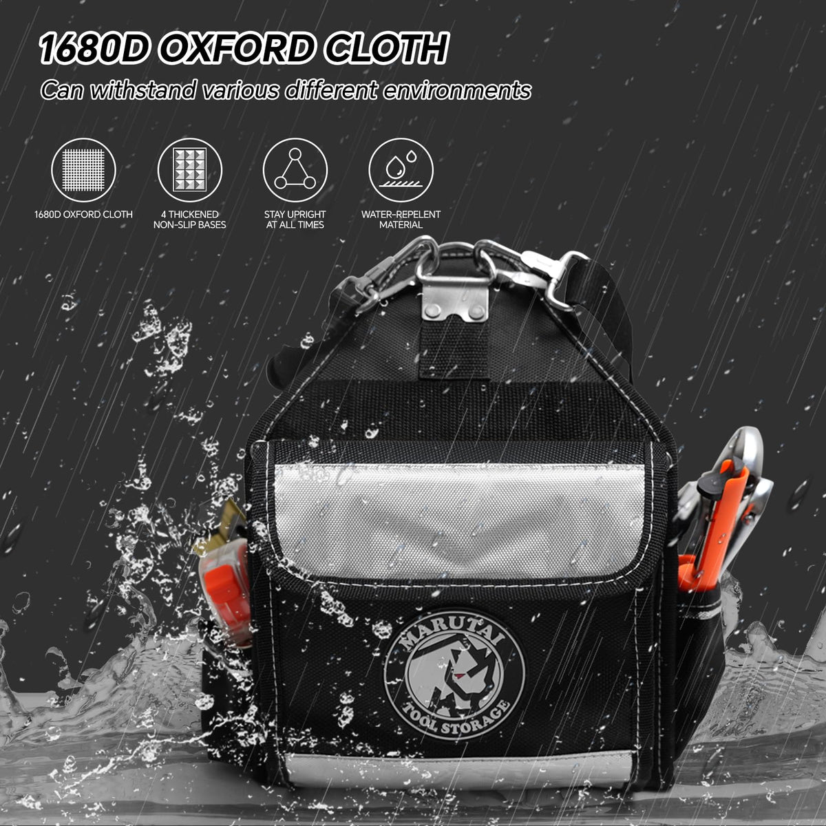 10in Tool Tote Bag with 43-Pocket Organizer L865666