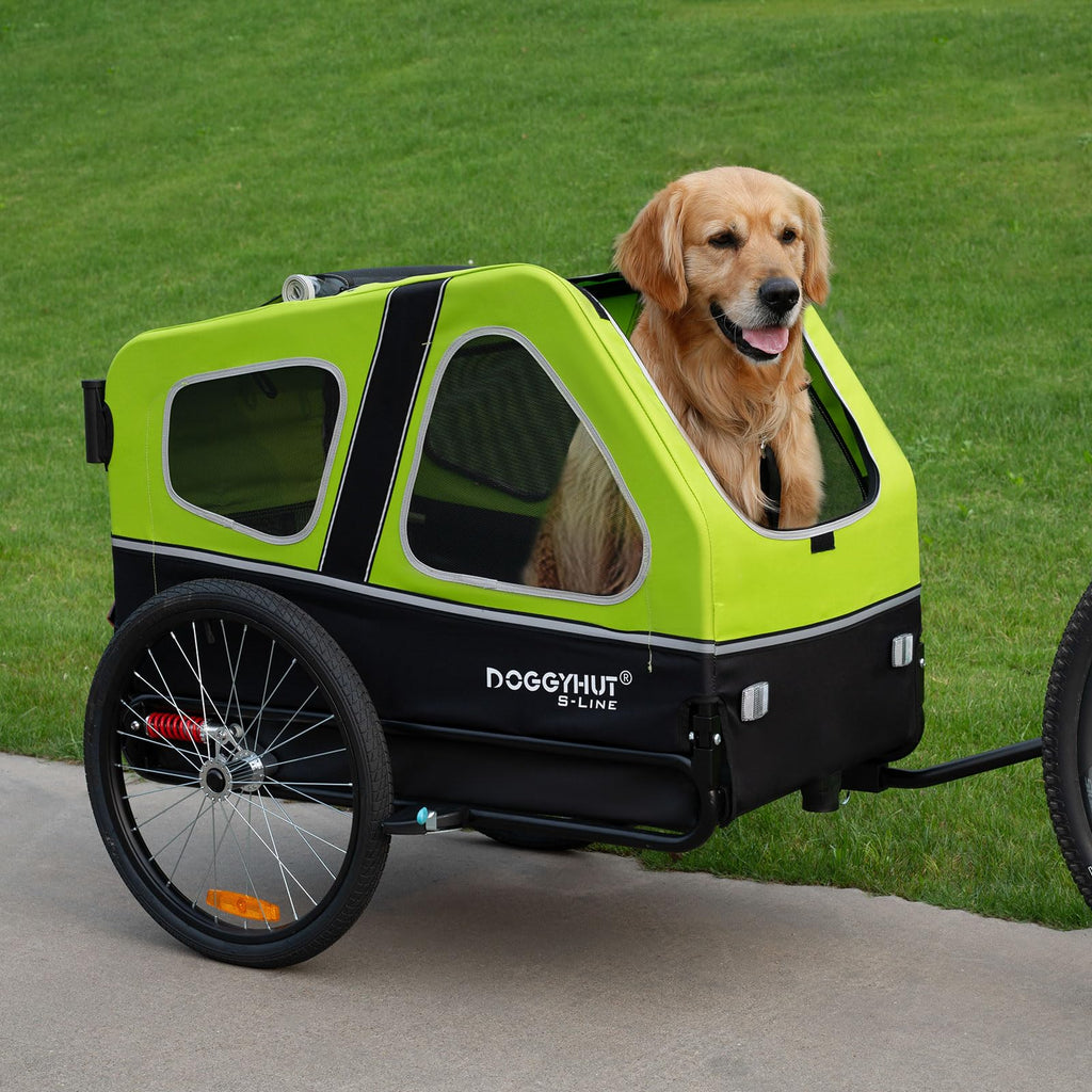 XL Pet Bike Trailer & Stroller with Suspension Wheels J81757