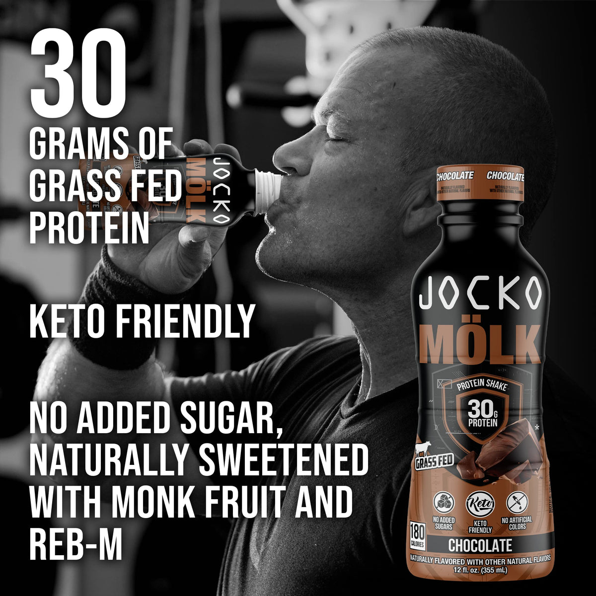 Chocolate High Protein Shakes 12 fl oz 12 Pack Q163