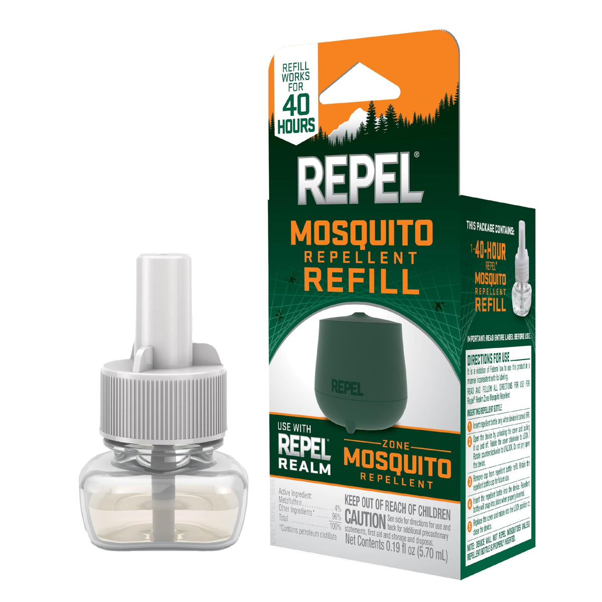 Mosquito Repellent Refill 0.19 Fl Oz J270884