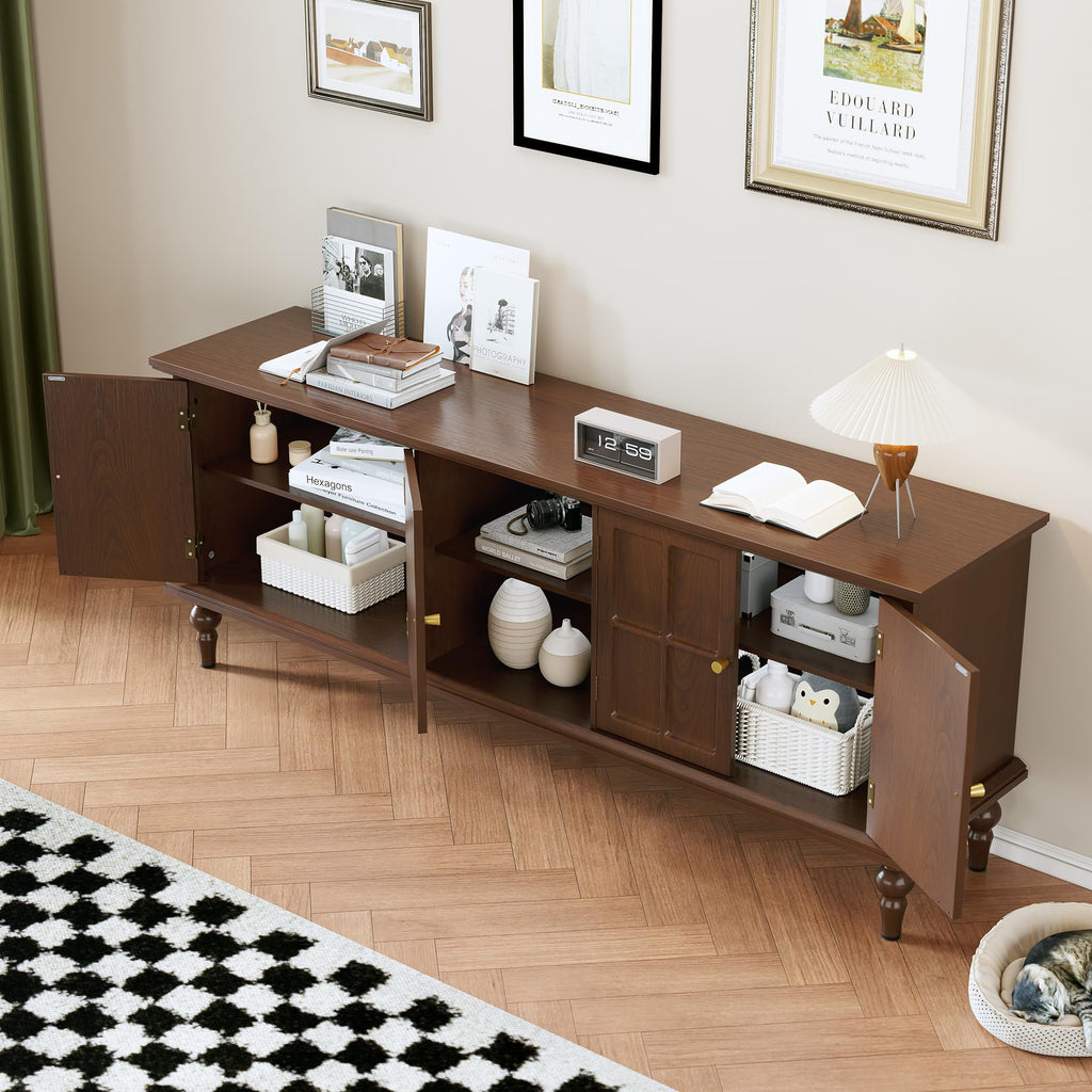 67" Mid Century Modern TV Stand Q613135