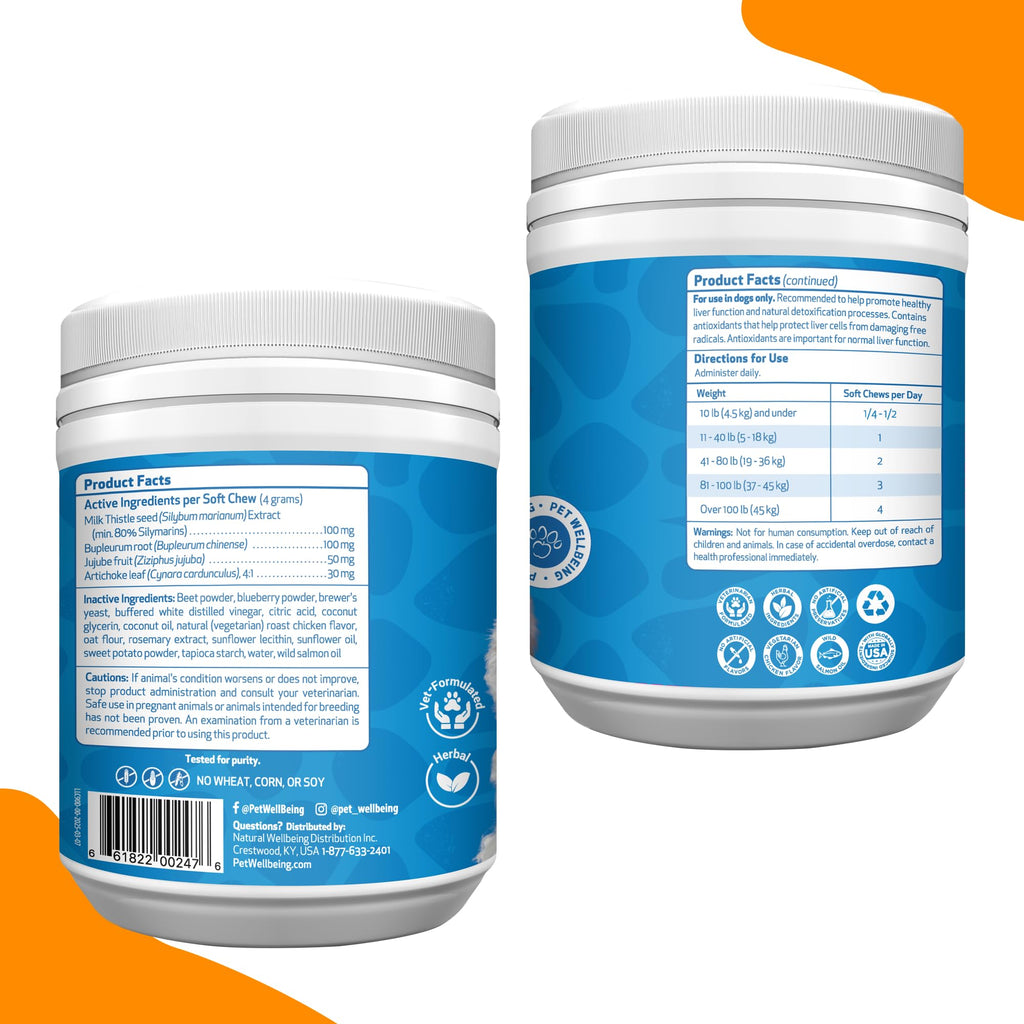Liver Support Chewies for Dogs, 90 Ct H6798