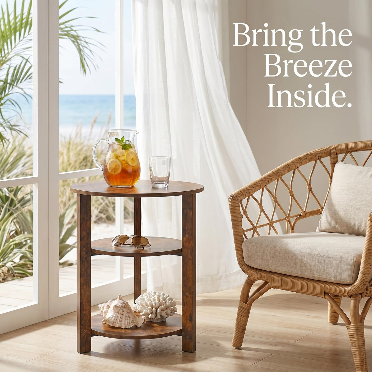 3-Tier Round Side Table E23667