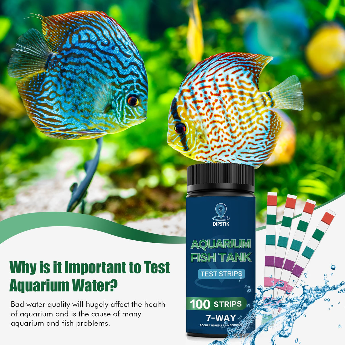 Aquarium Test Strips 100ct U87560