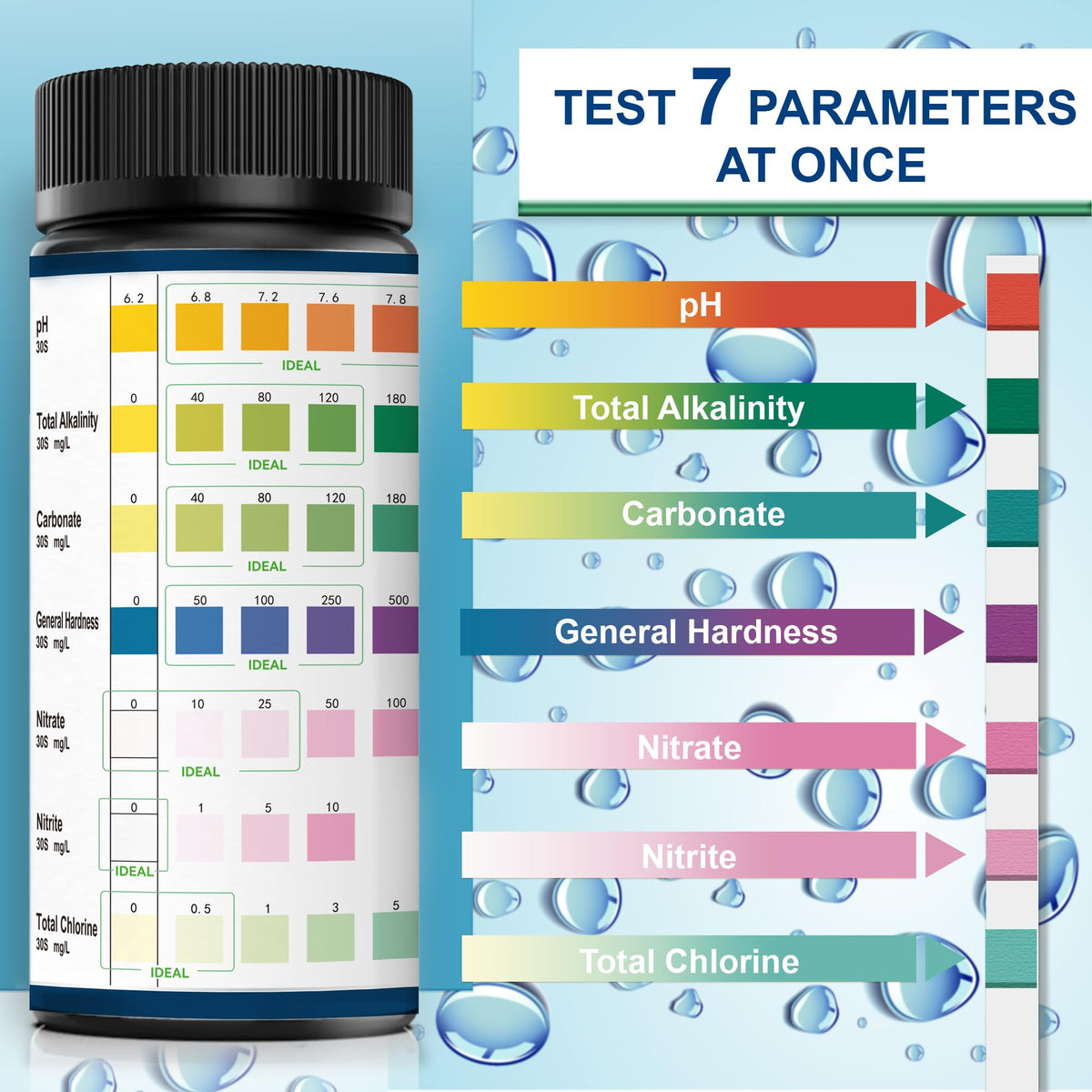 Aquarium Test Strips 100ct U87560