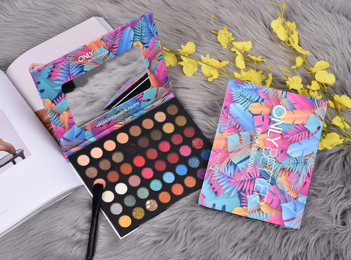 48 Colors Shimmer Glitter Eyeshadow Palette L486136