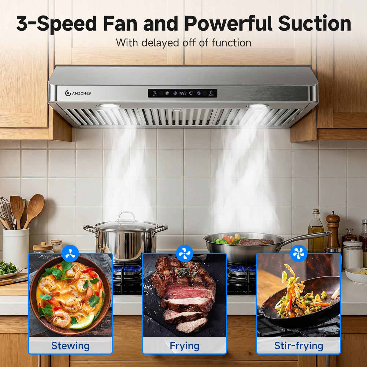 36" Stainless Steel Under-Cabinet Range Hood Q384