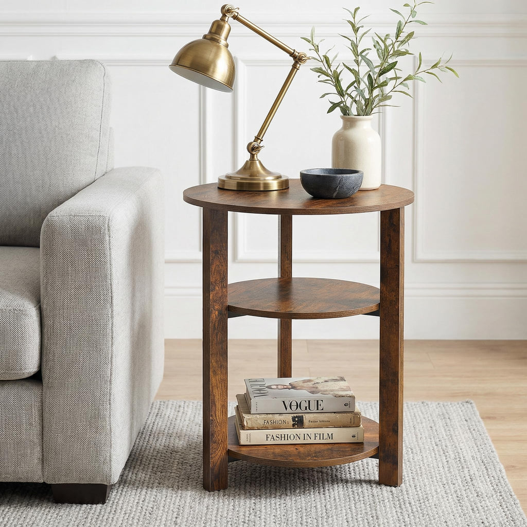 3-Tier Round Side Table E23667