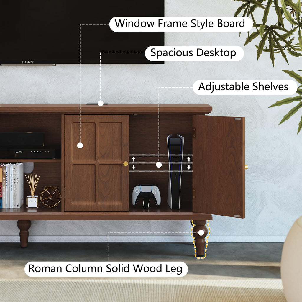 67" Mid Century Modern TV Stand Q613135