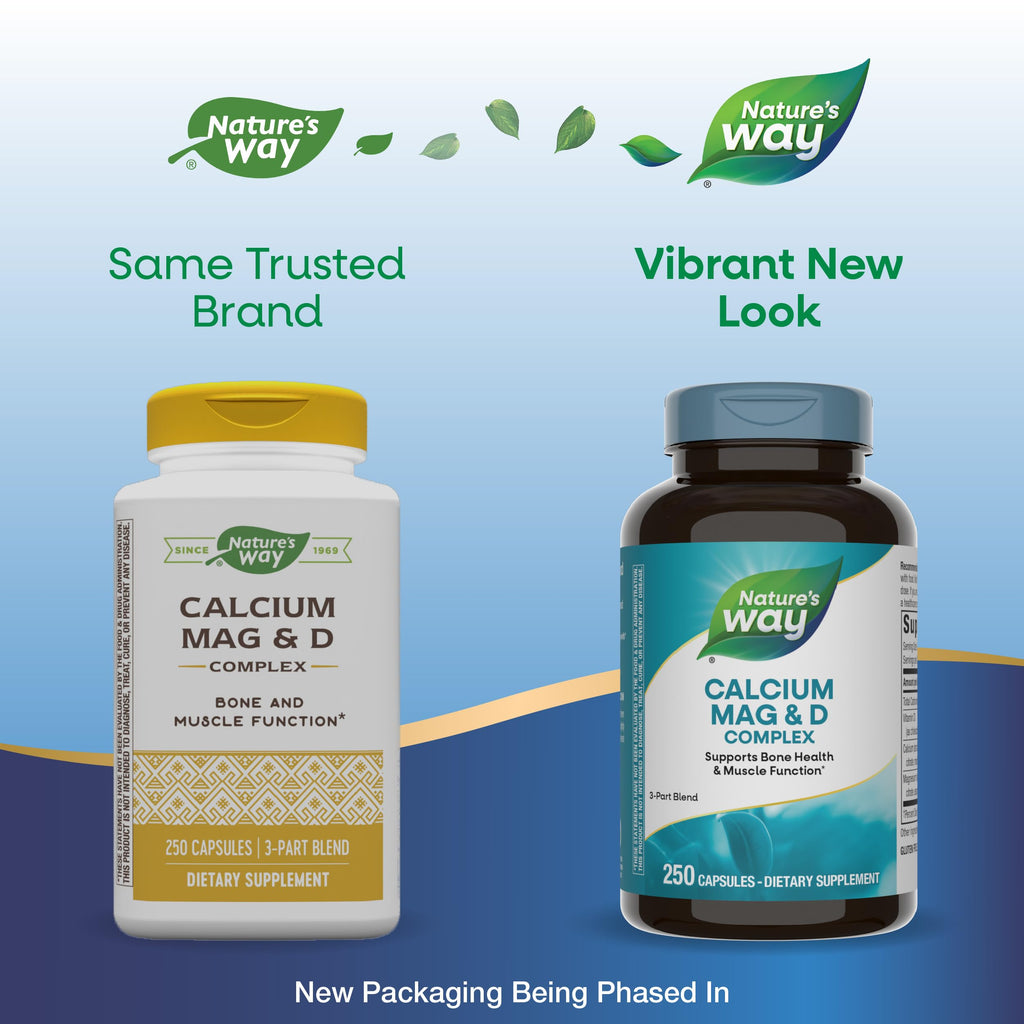 Calcium Magnesium & Vitamin D3 250 Capsules 2 Pack M676459