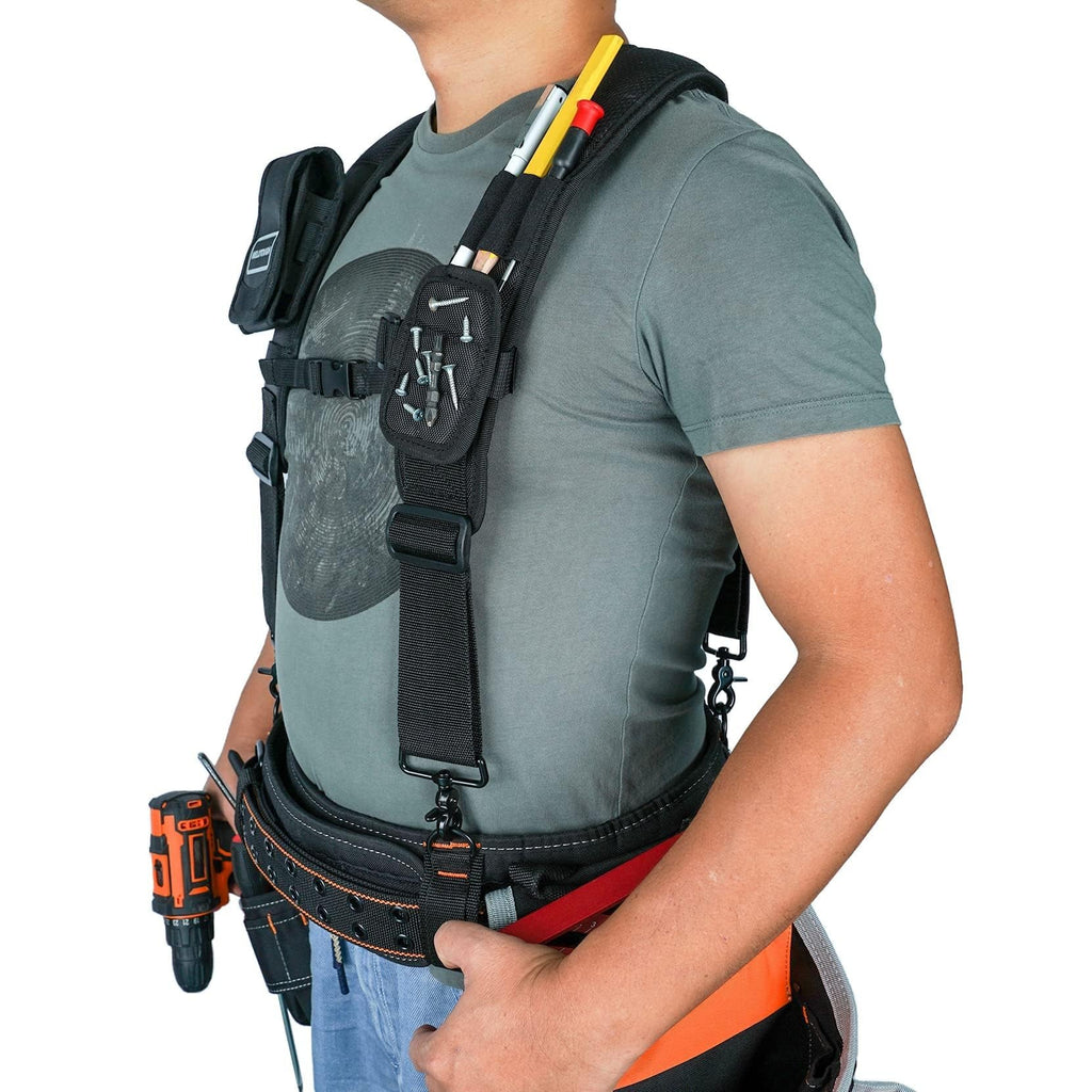 Magnetic Tool Belt Suspenders with Magnetic Wristband D2434
