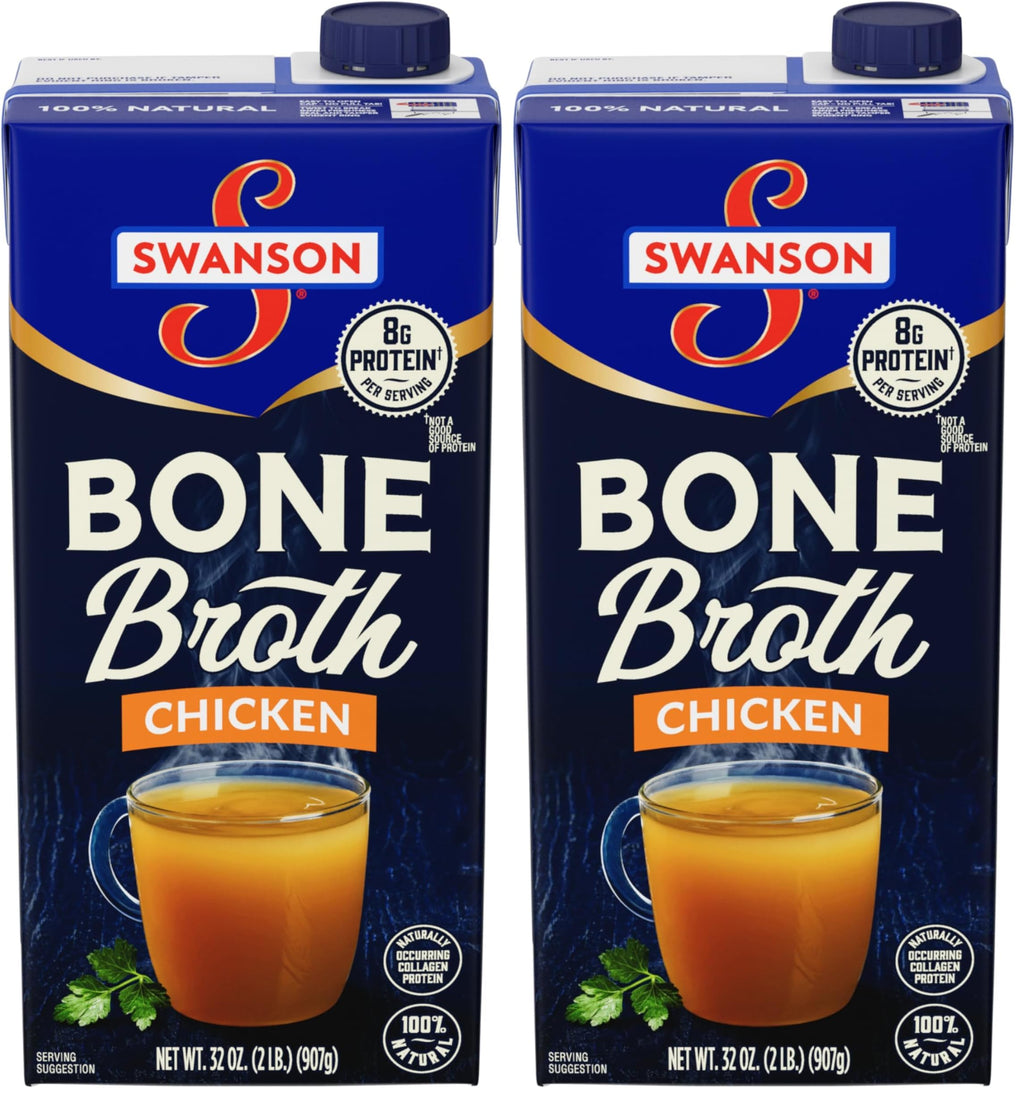 Chicken Bone Broth 32 oz Carton Pack of 2 I3886