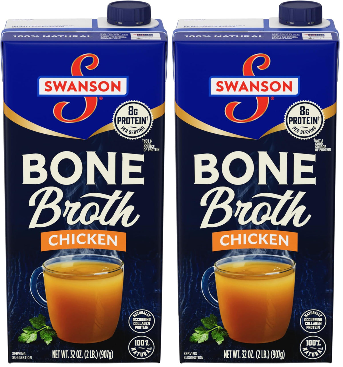 Chicken Bone Broth 32 oz Carton Pack of 2 I3886