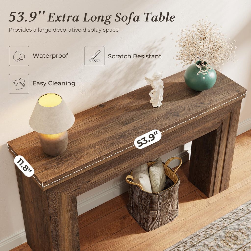 54 Inch Rectangular Console Table S16141