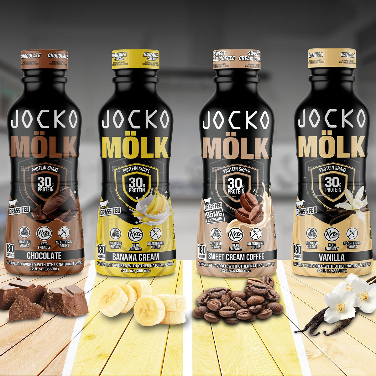 Chocolate High Protein Shakes 12 fl oz 12 Pack Q163